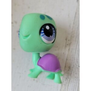 LPS green turtle Littlest Pet Shop toy figure animal pet‎